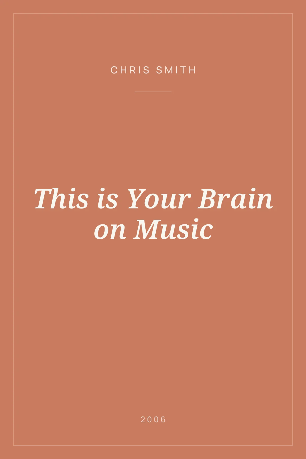 Portada de This is Your Brain on Music