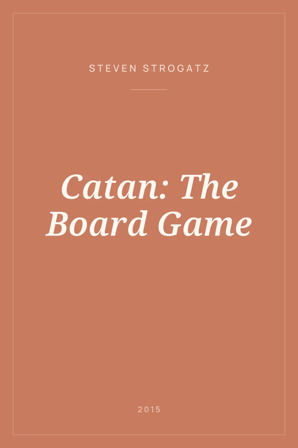 Portada de Catan: The Board Game