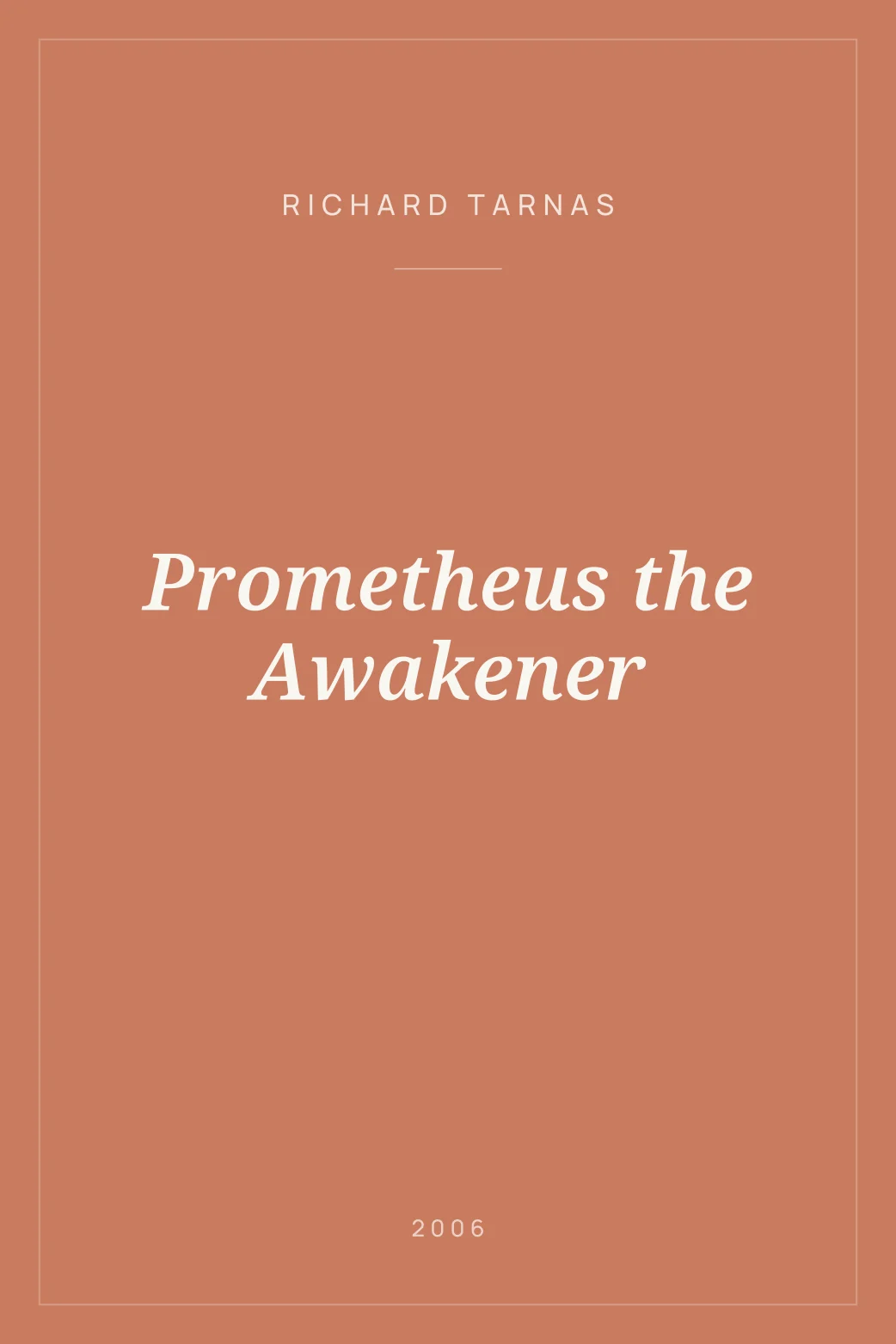 Portada de Prometheus the Awakener