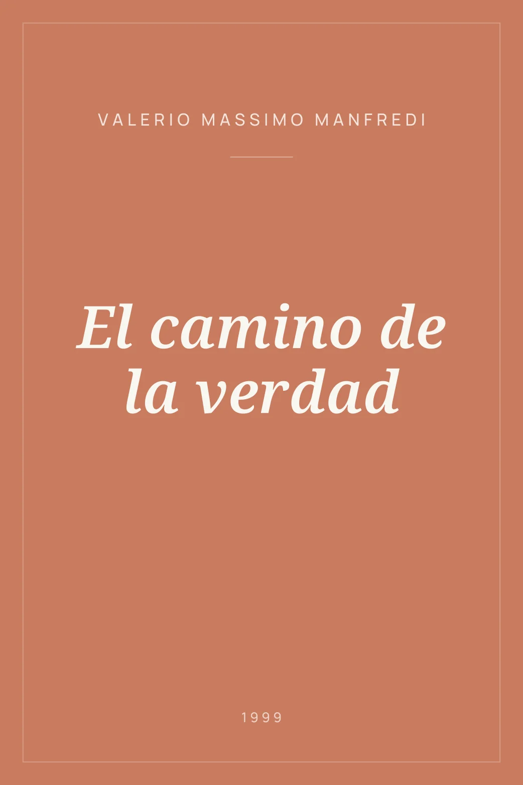 Portada de El camino de la verdad