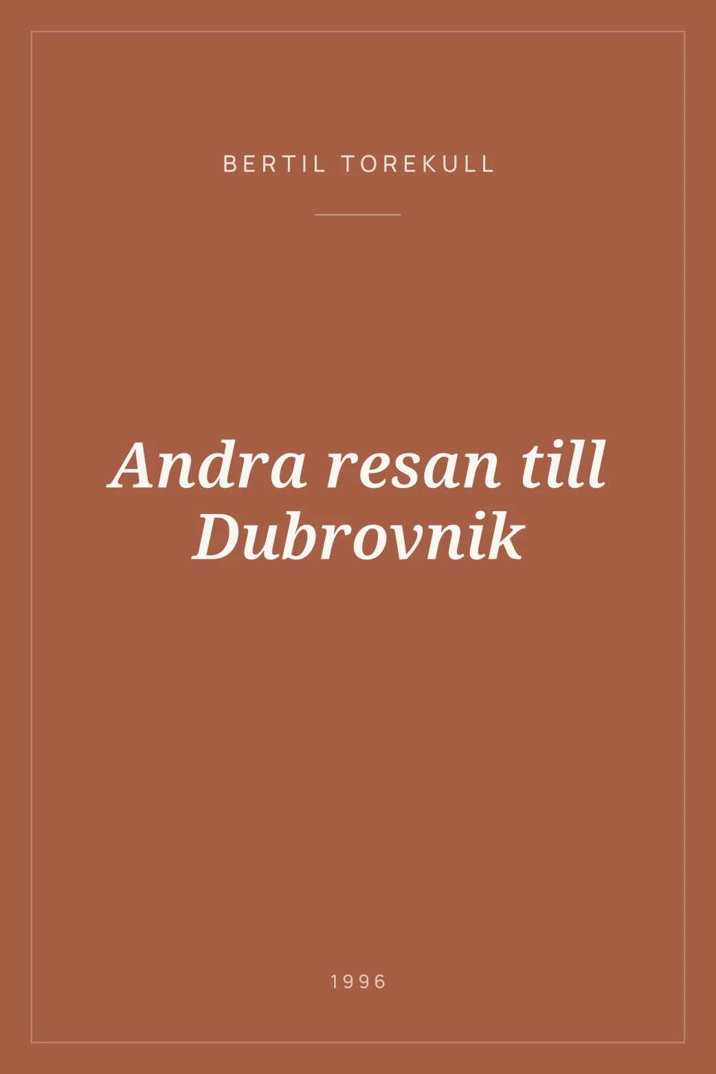 Portada de Andra resan till Dubrovnik