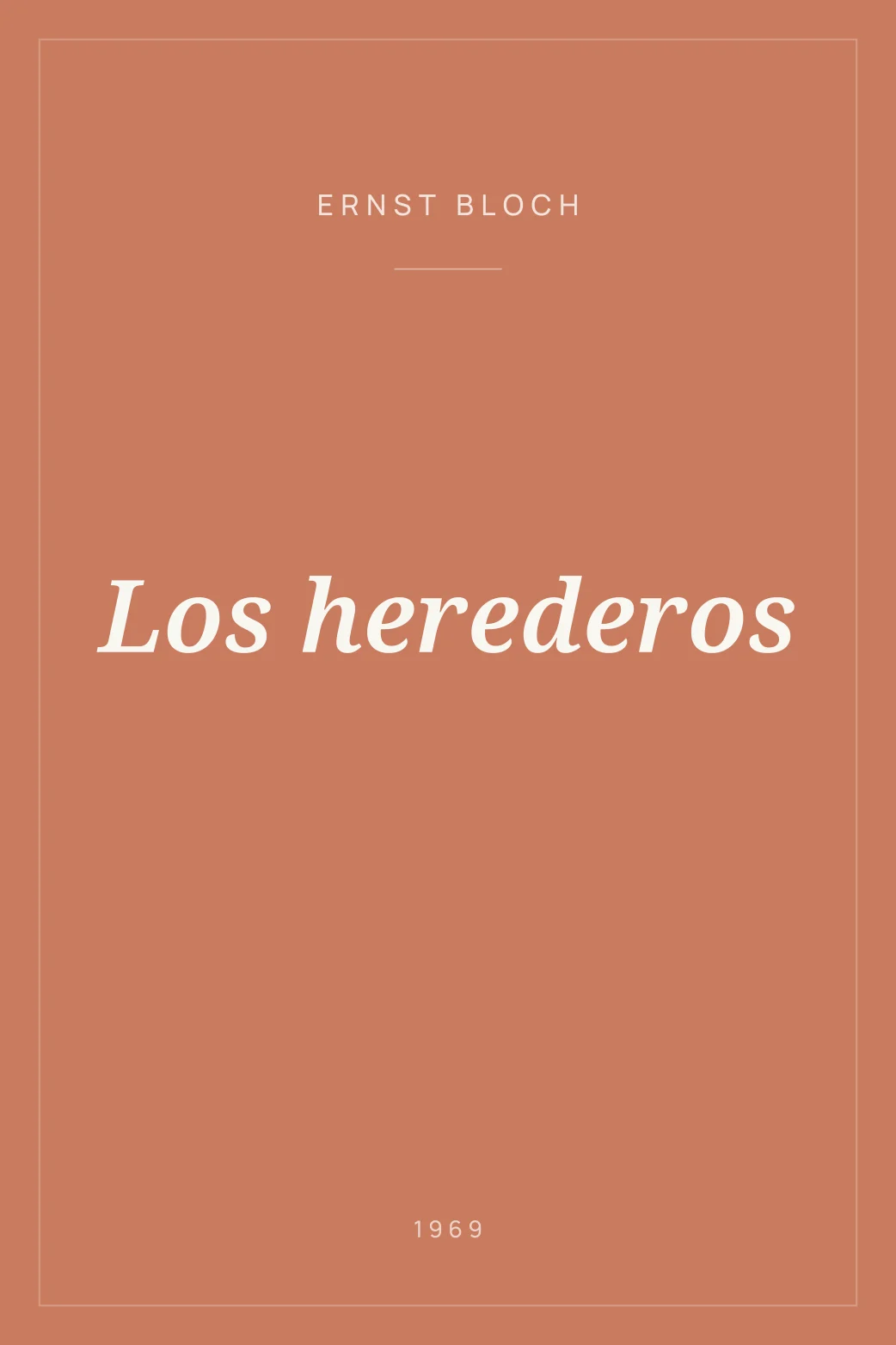 Portada de Los herederos