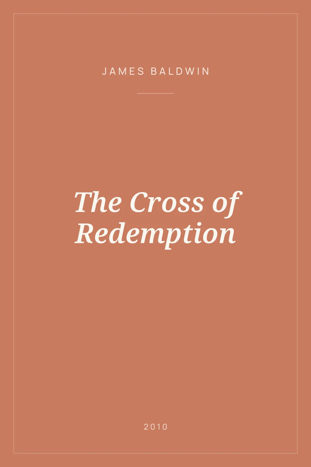 Portada de The Cross of Redemption