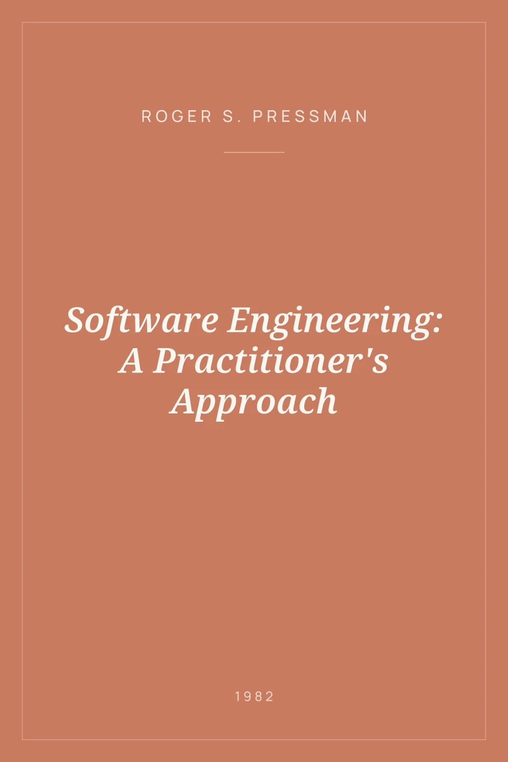 Portada de Software Engineering: A Practitioner's Approach