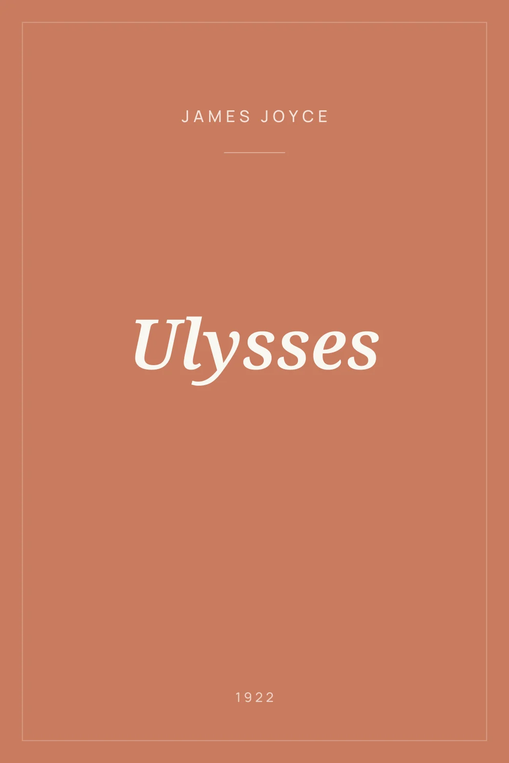 Portada de Ulysses