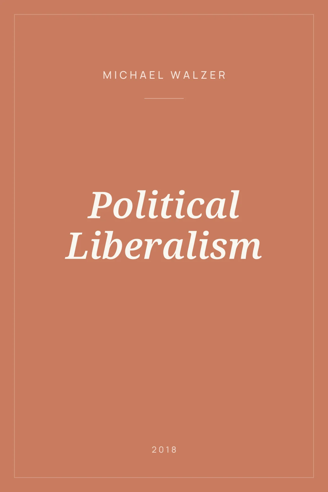 Portada de Political Liberalism