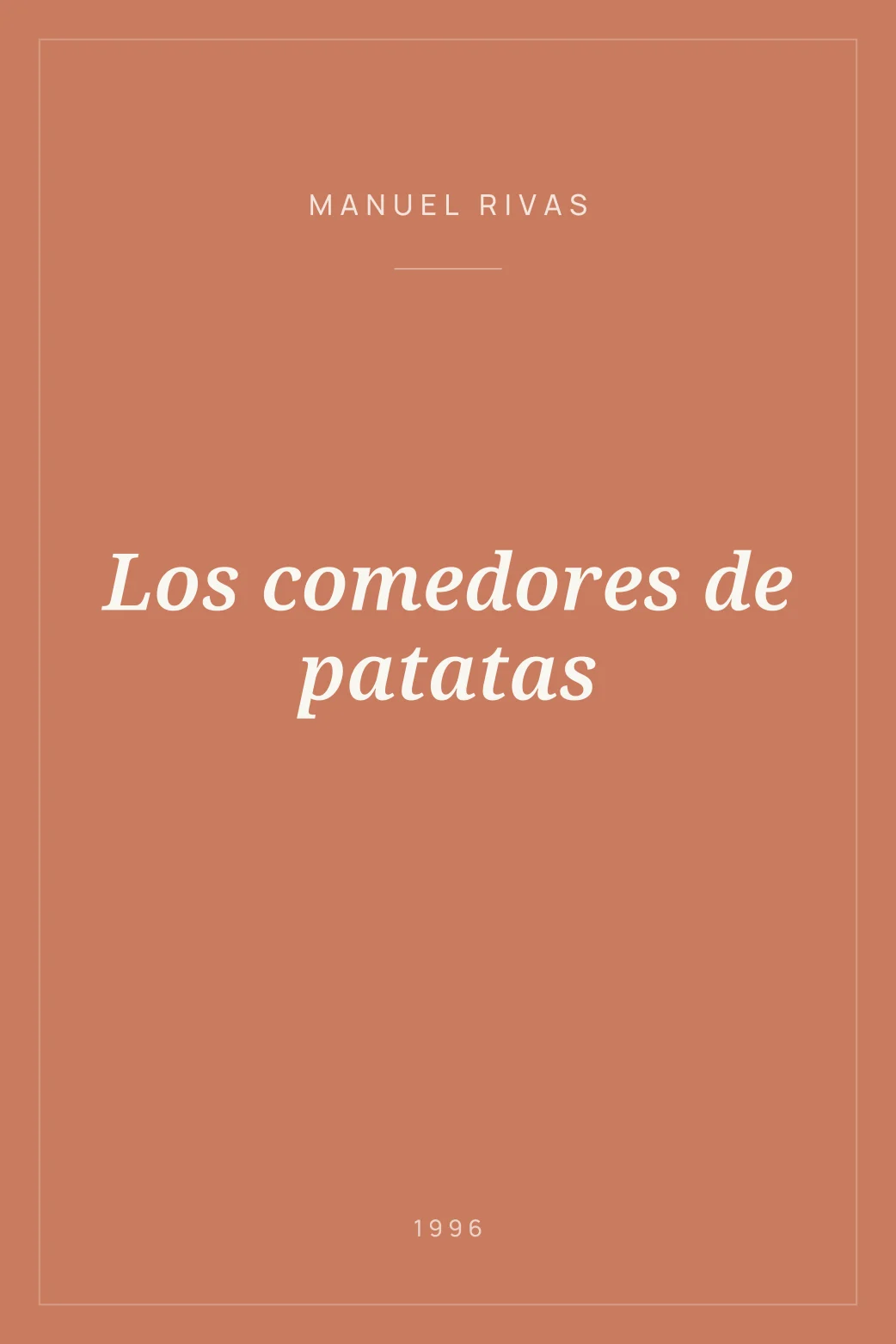 Portada de Los comedores de patatas
