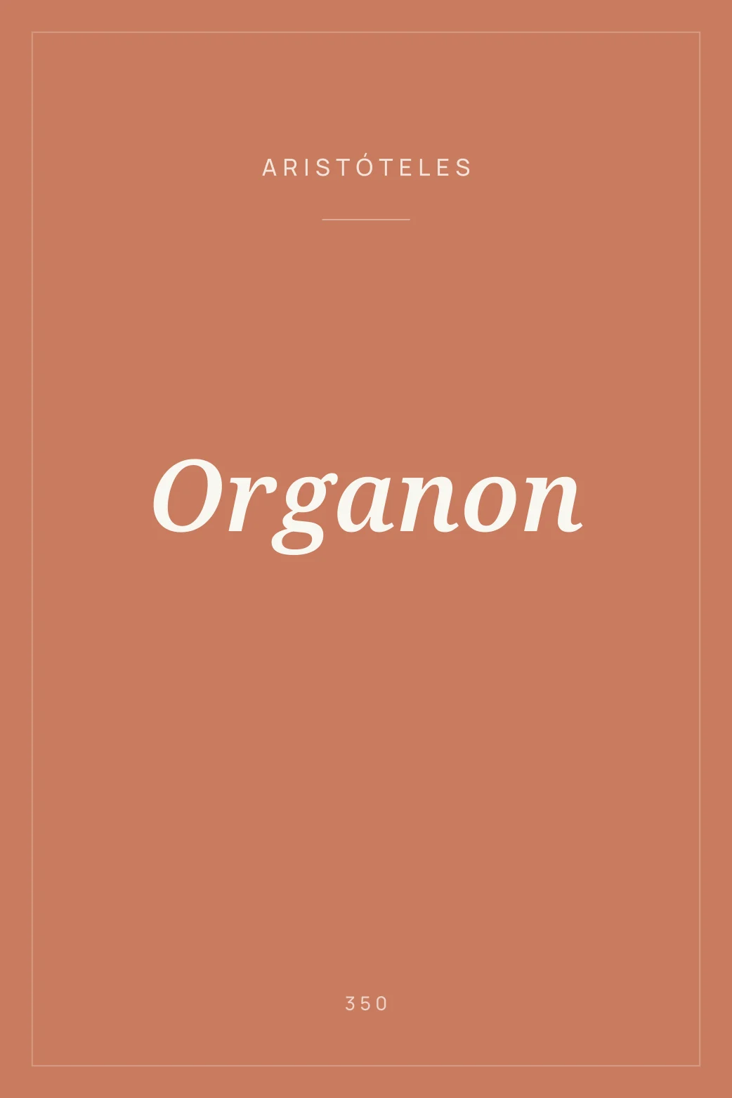 Portada de Organon