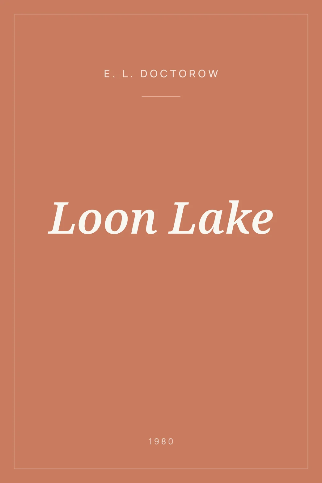 Portada de Loon Lake