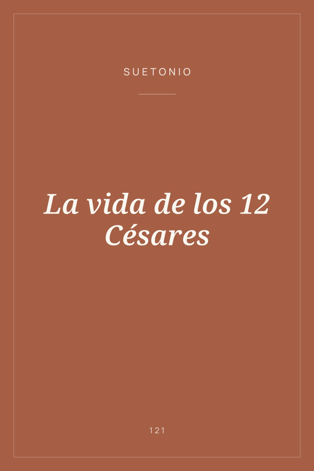 Portada de La vida de los 12 Césares