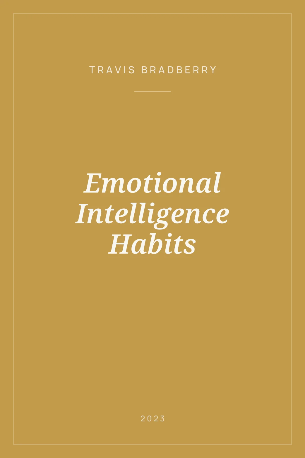 Emotional Intelligence Habits · Travis Bradberry — yoleo