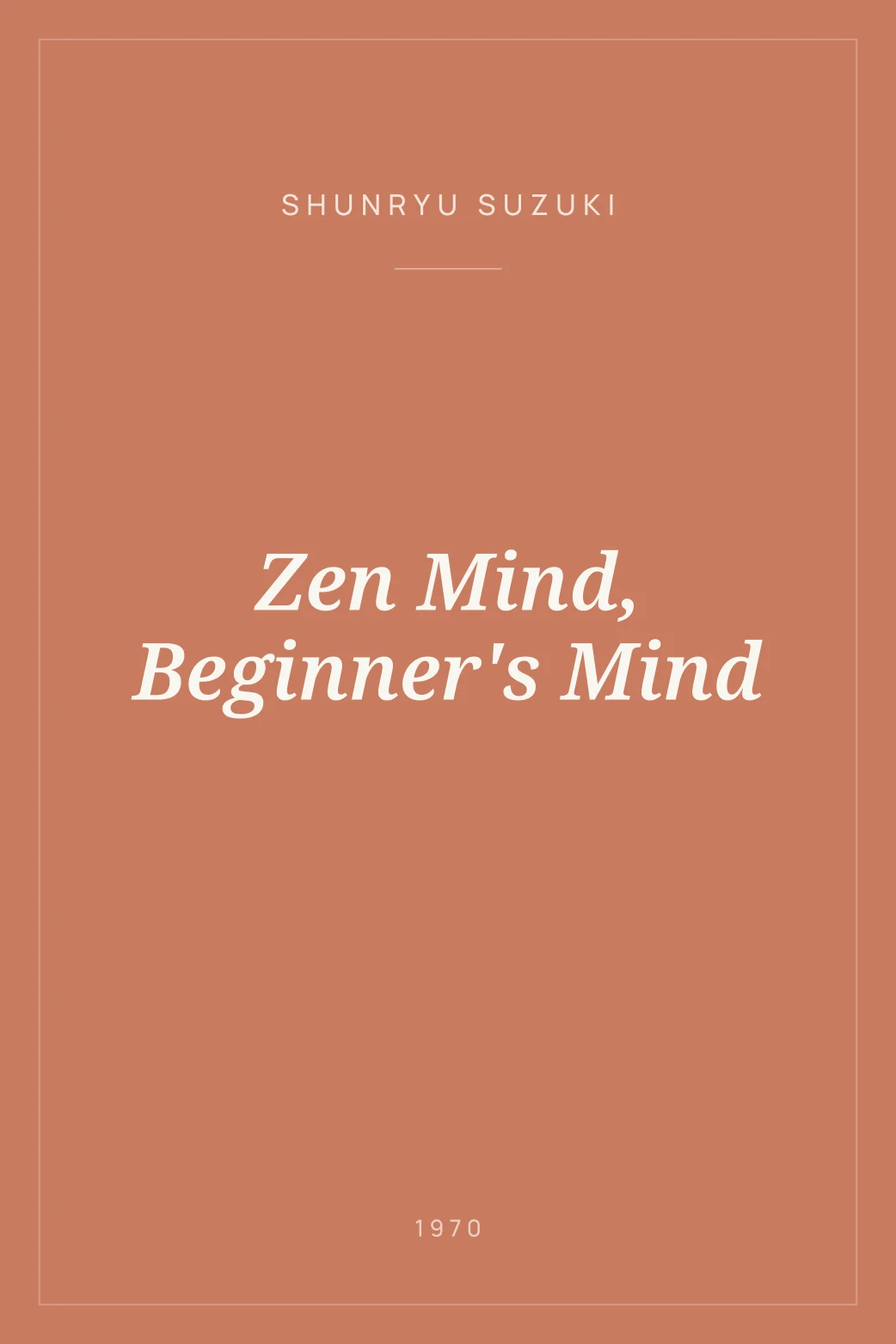 Portada de Zen Mind, Beginner's Mind