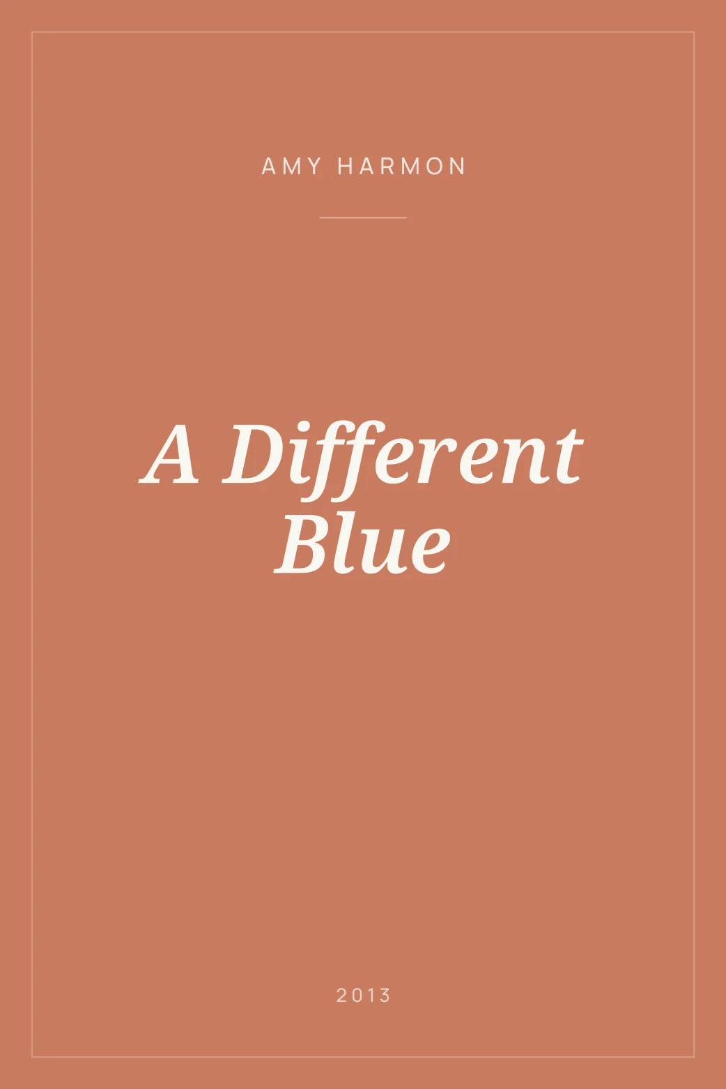 Portada de A Different Blue