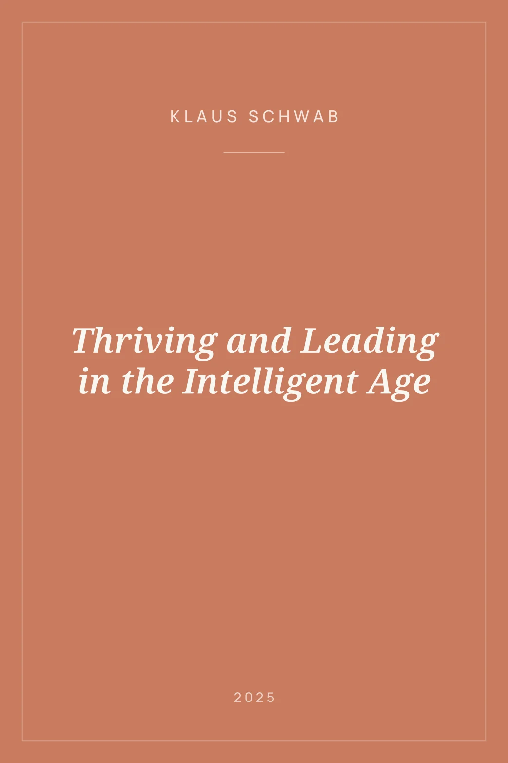 Portada de Thriving and Leading in the Intelligent Age