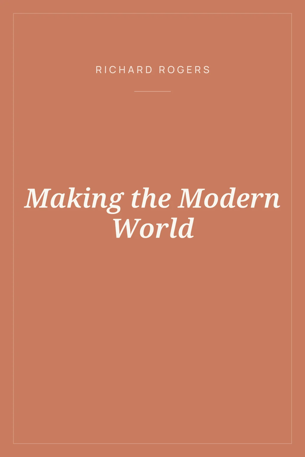 Portada de Making the Modern World
