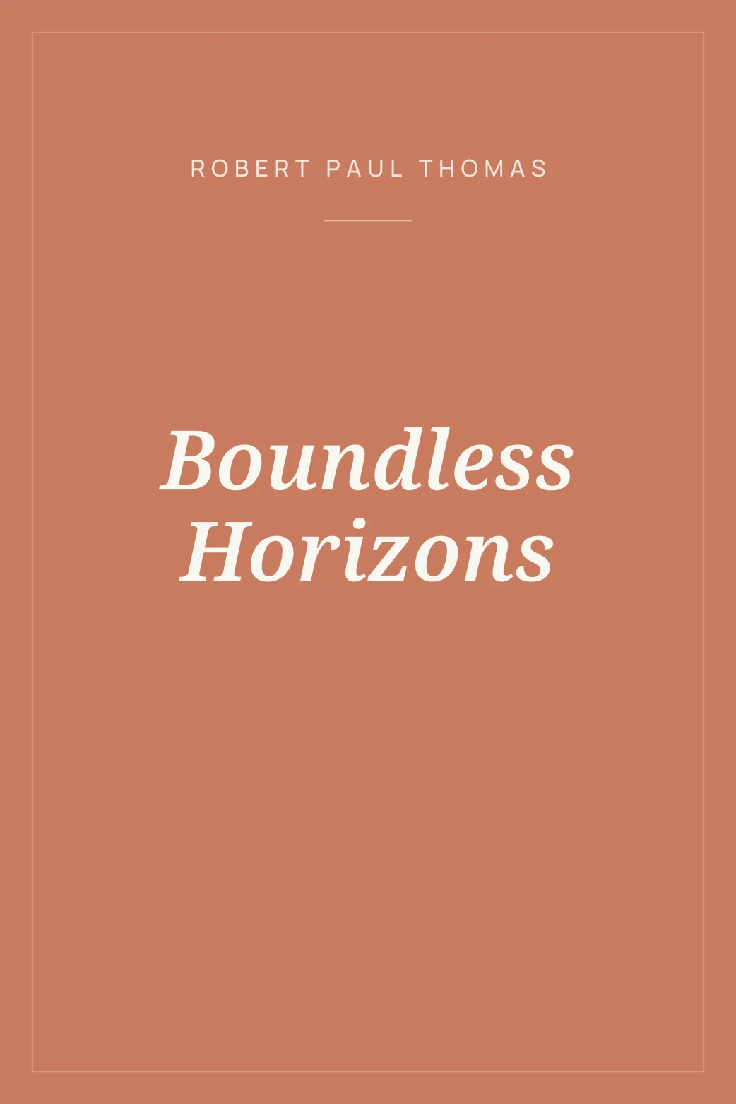 Portada de Boundless Horizons