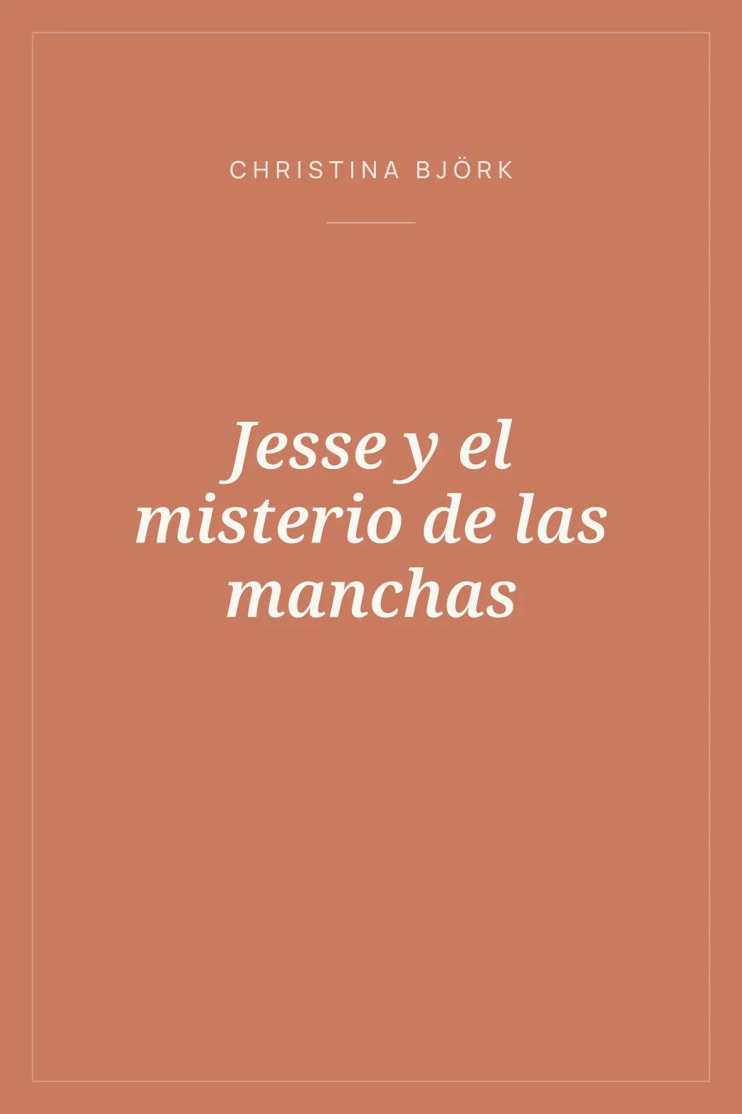 Portada de Jesse y el misterio de las manchas