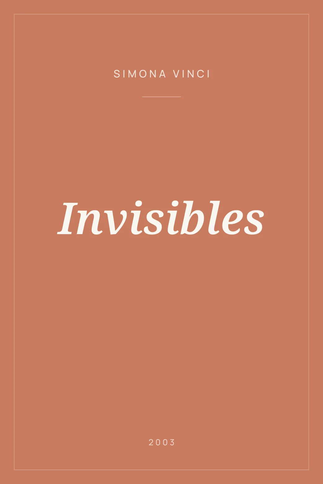Portada de Invisibles