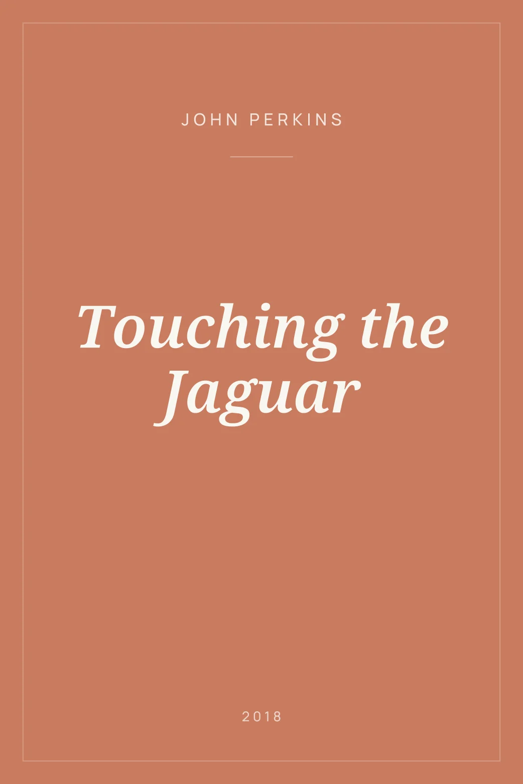 Portada de Touching the Jaguar