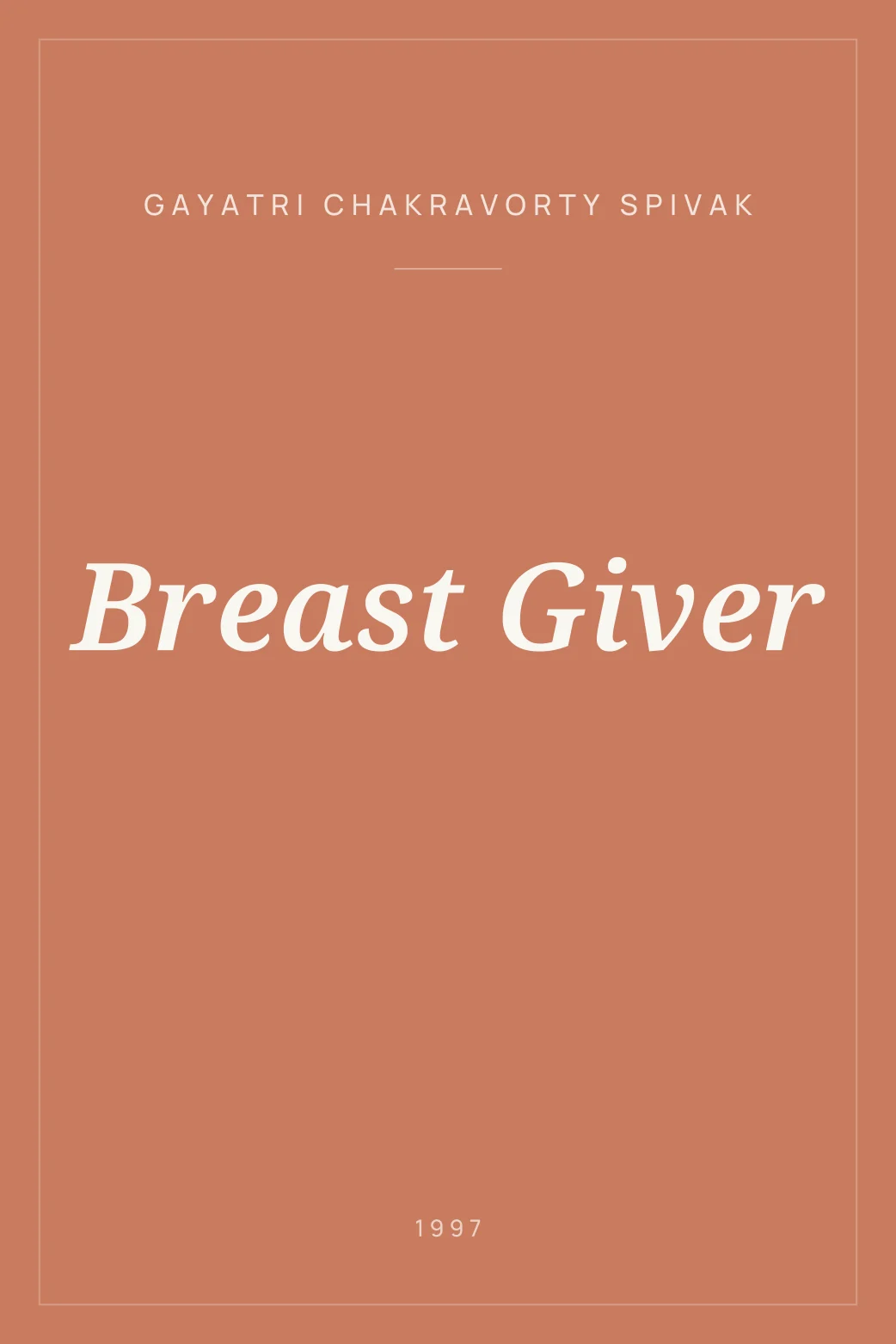 Portada de Breast Giver