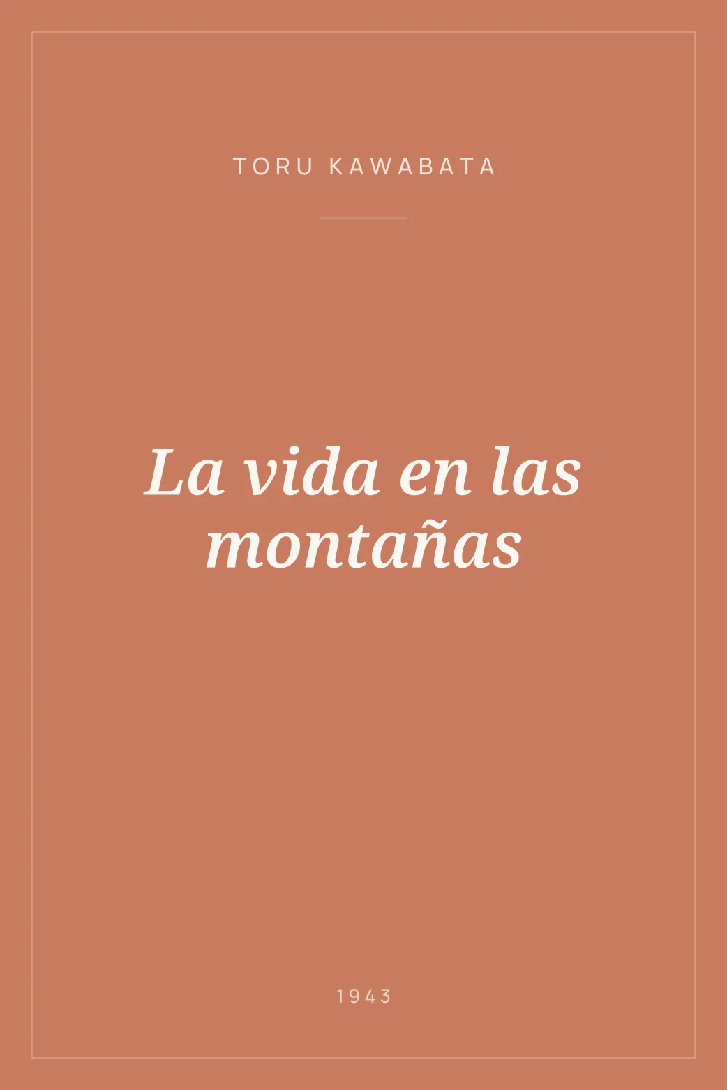 Portada de La vida en las montañas