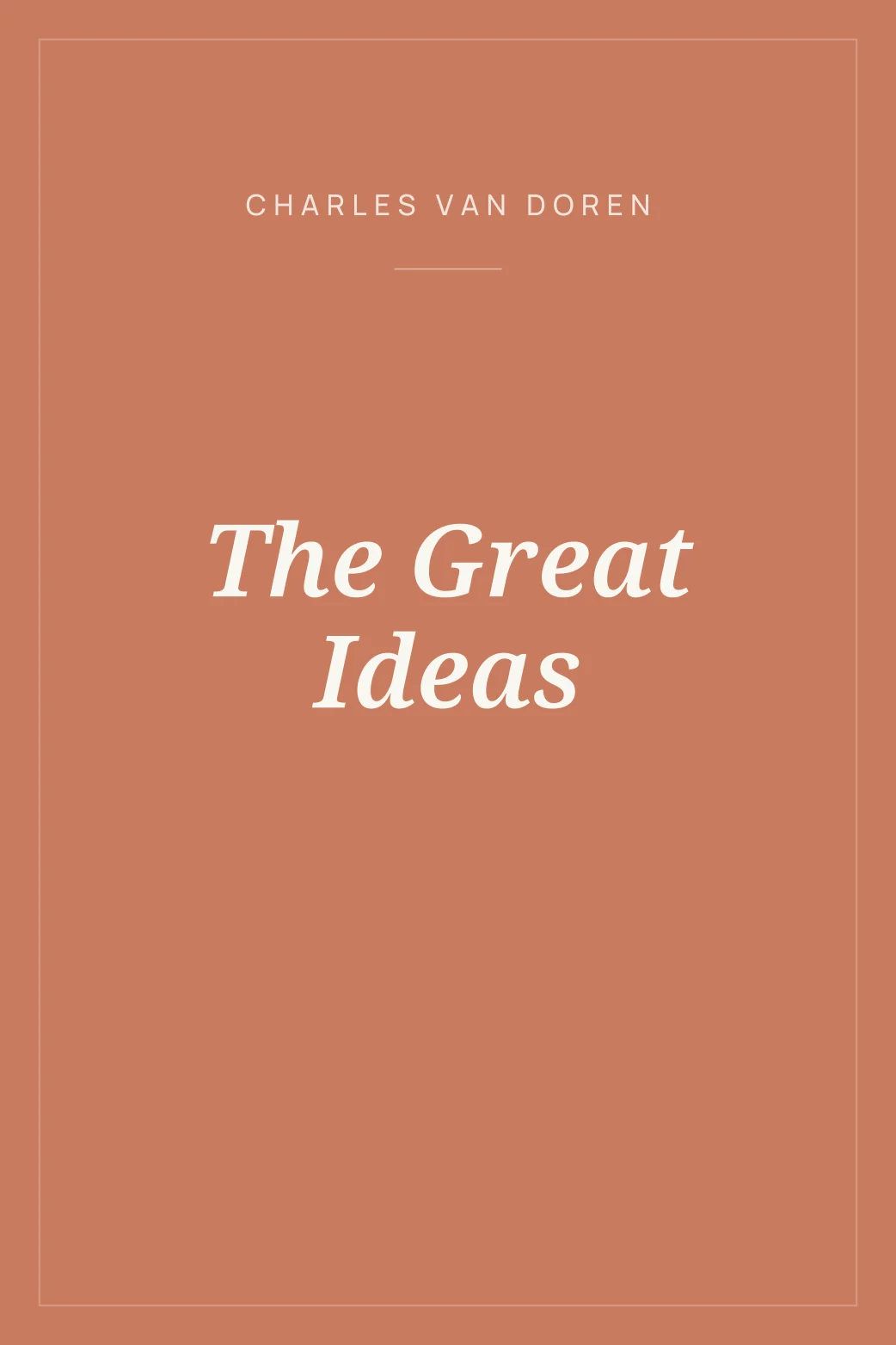 Portada de The Great Ideas