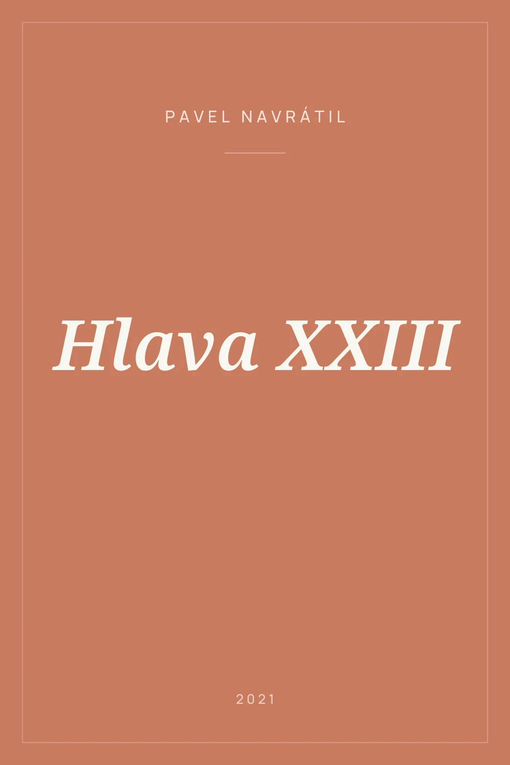 Portada de Hlava XXIII