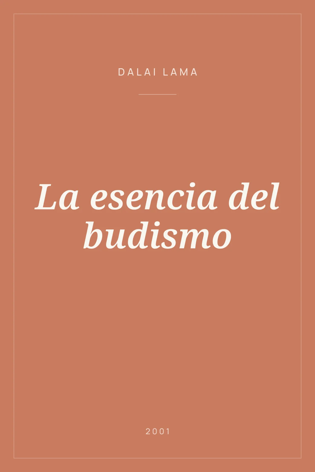 Portada de La esencia del budismo