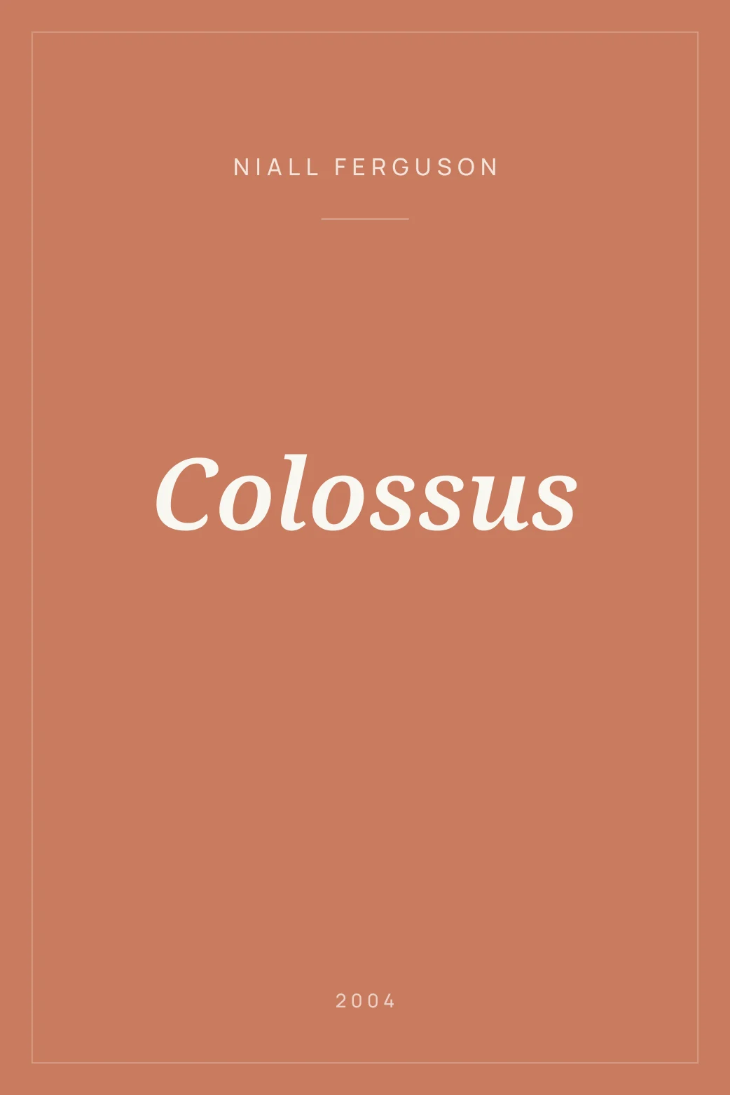 Portada de Colossus