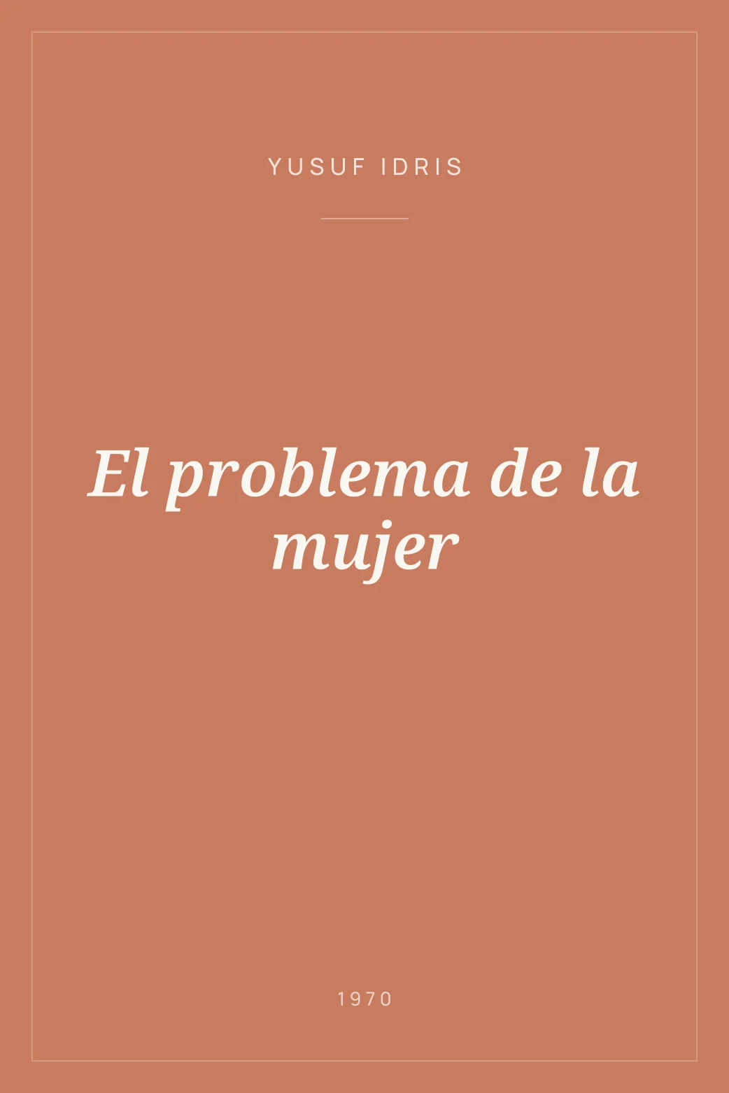 Portada de El problema de la mujer