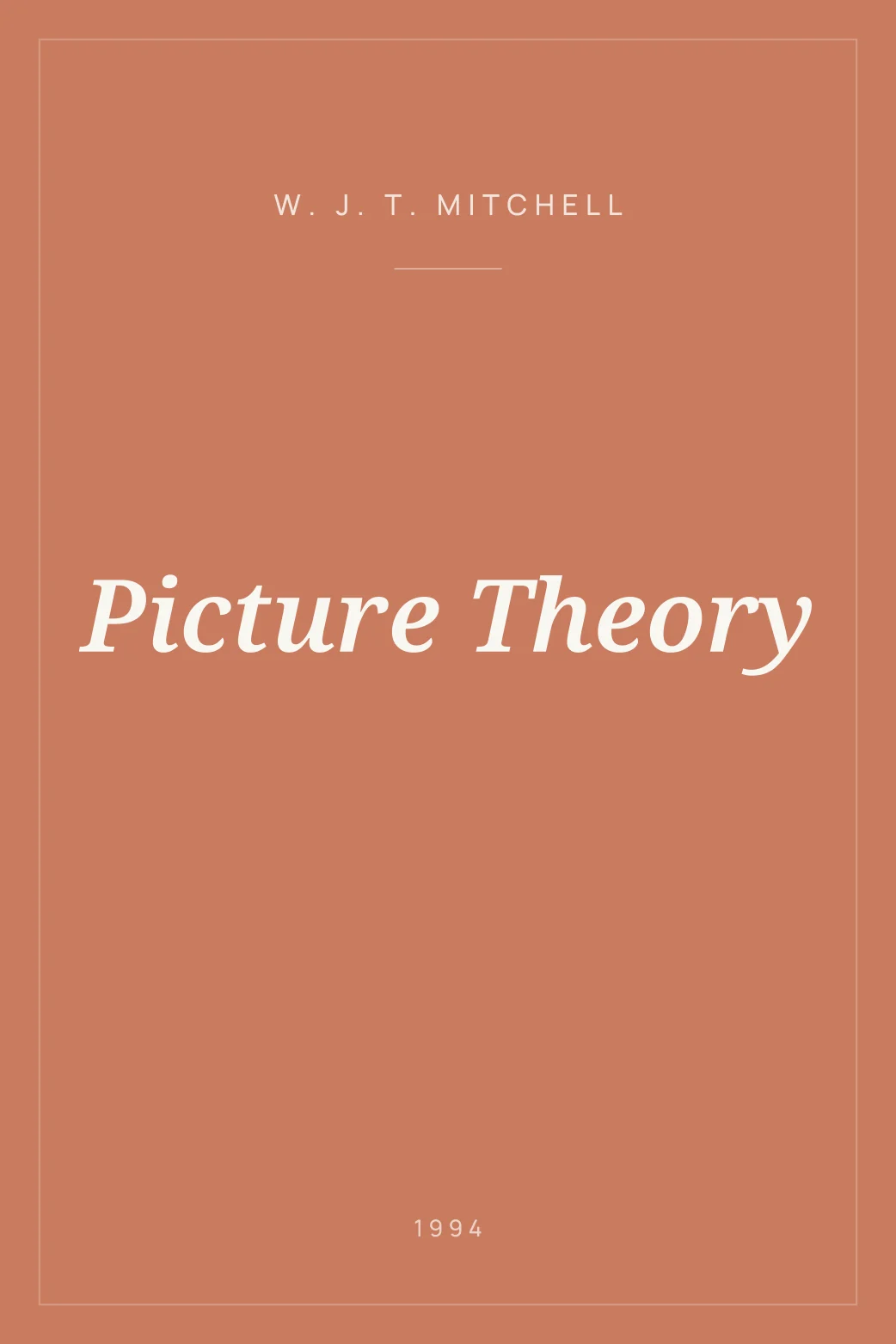 Portada de Picture Theory