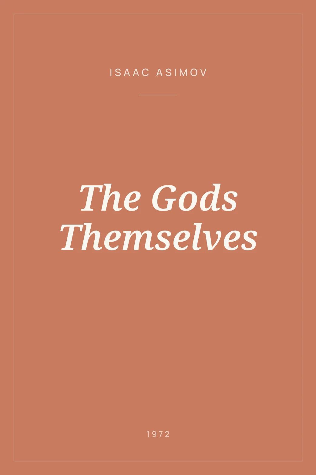Portada de The Gods Themselves