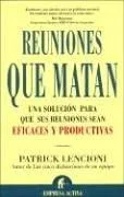 Portada de Reuniones que matan