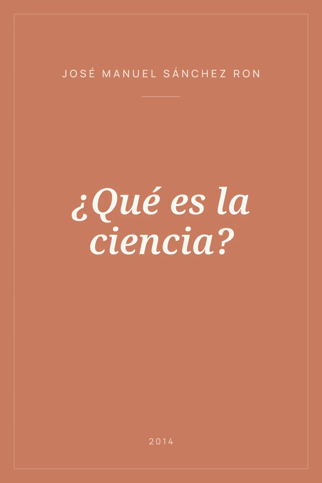 Portada de ¿Qué es la ciencia?