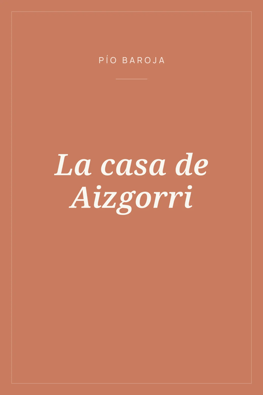 Portada de La casa de Aizgorri