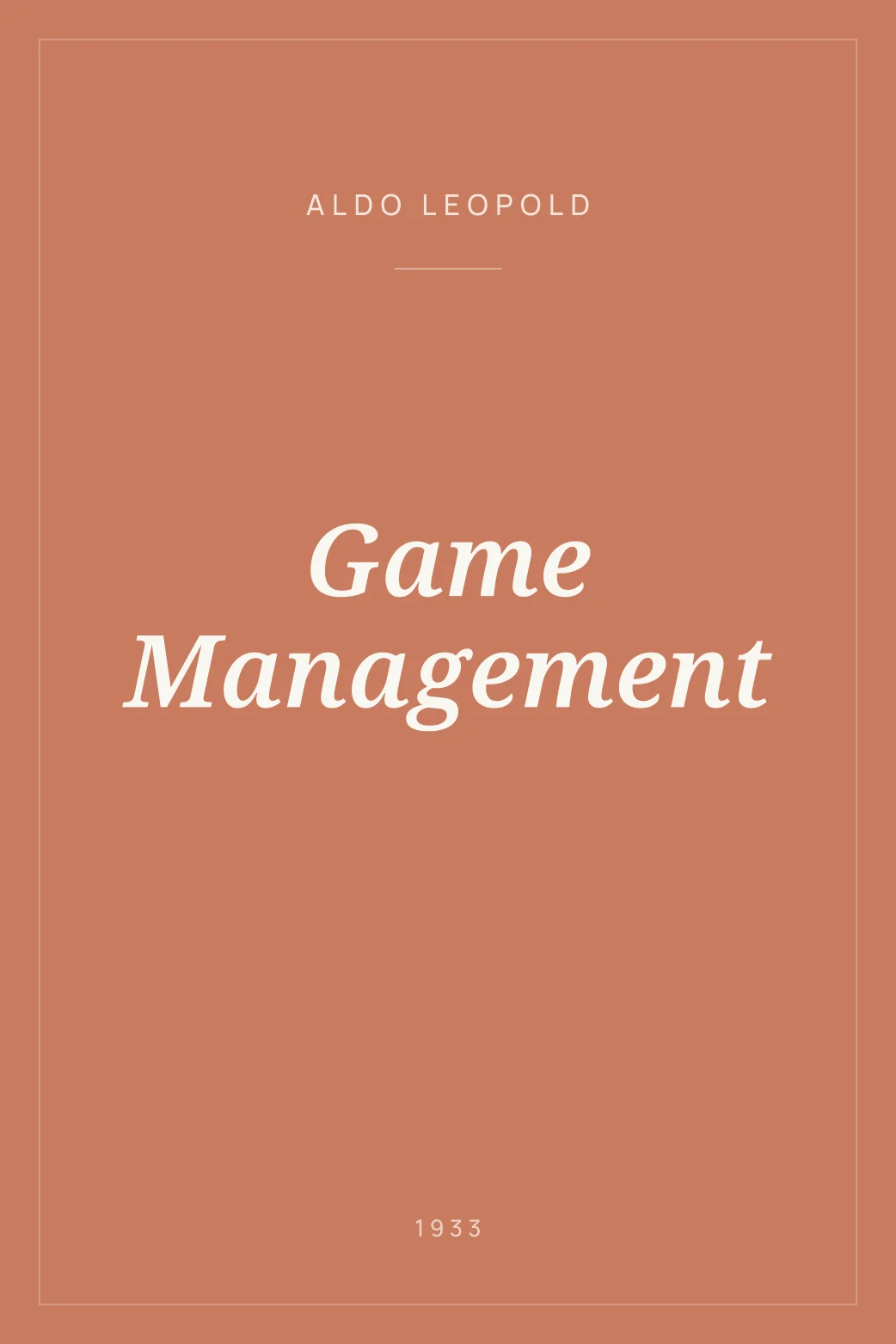 Portada de Game Management
