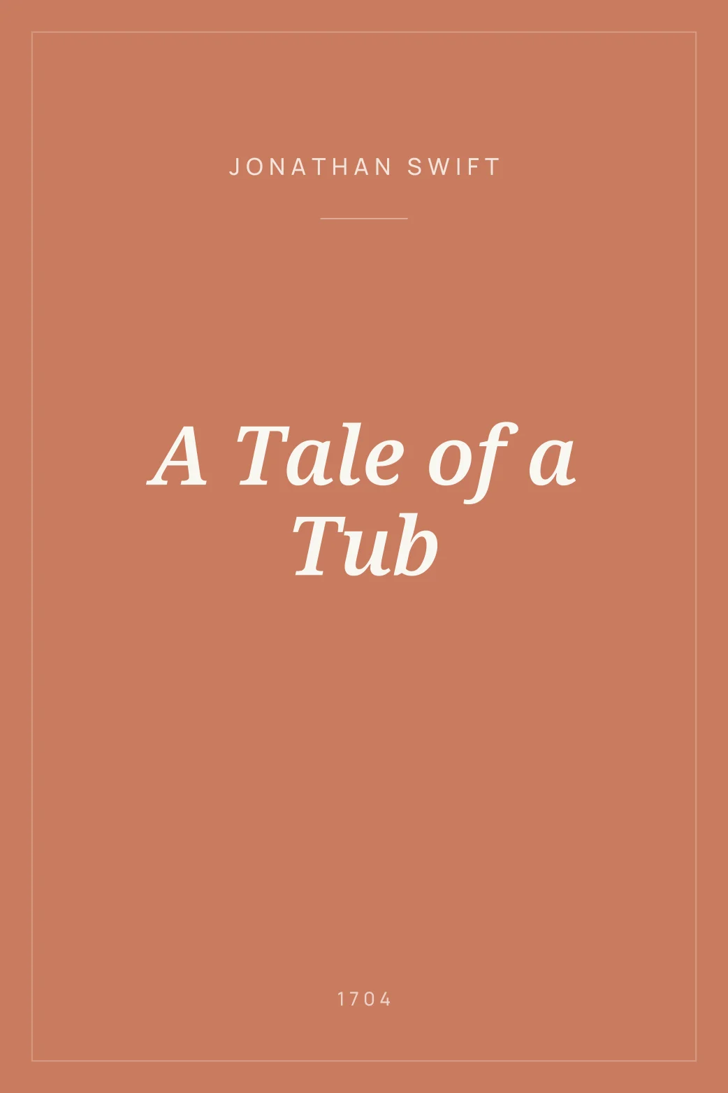 Portada de A Tale of a Tub