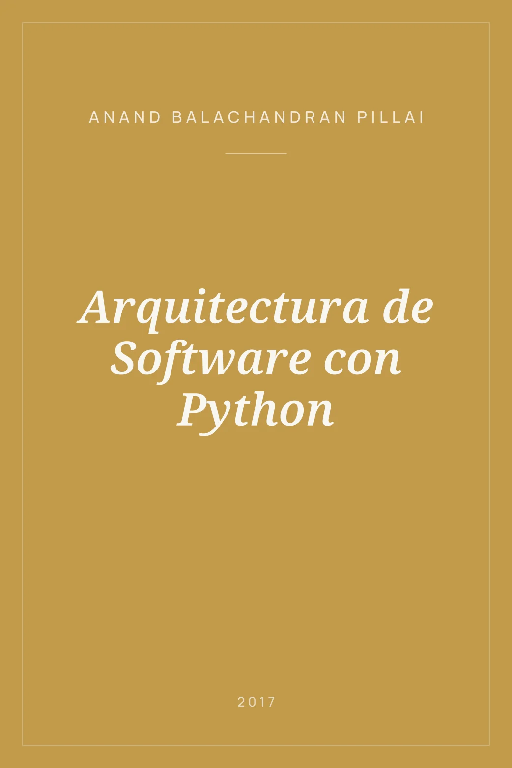 Portada de Arquitectura de Software con Python