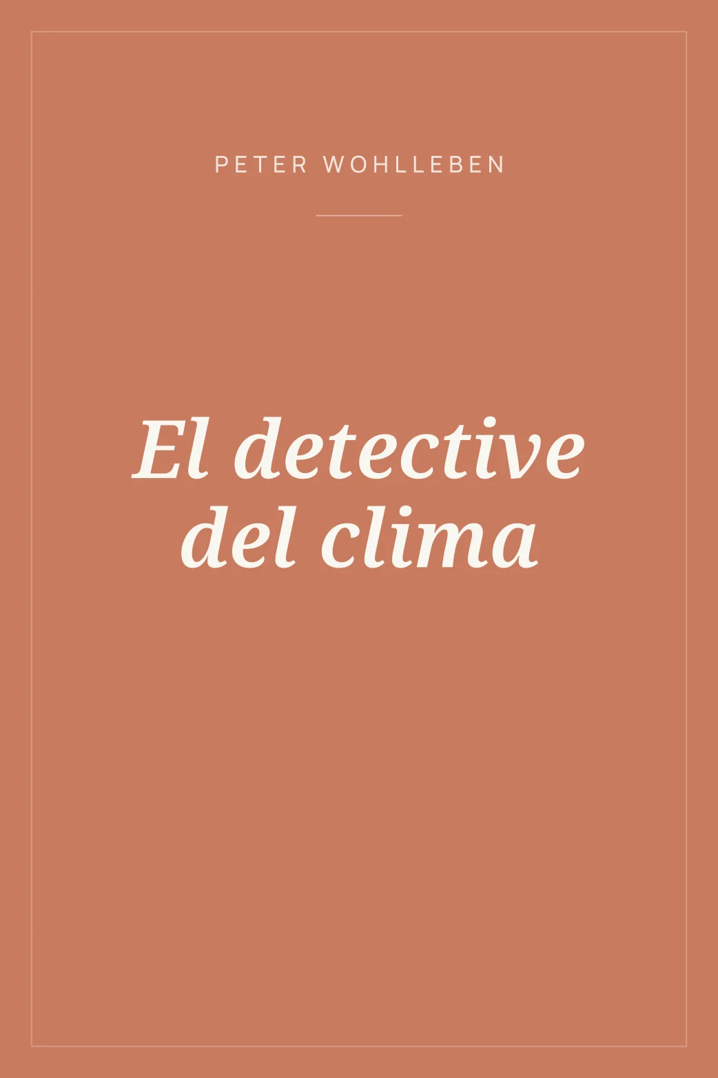 Portada de El detective del clima