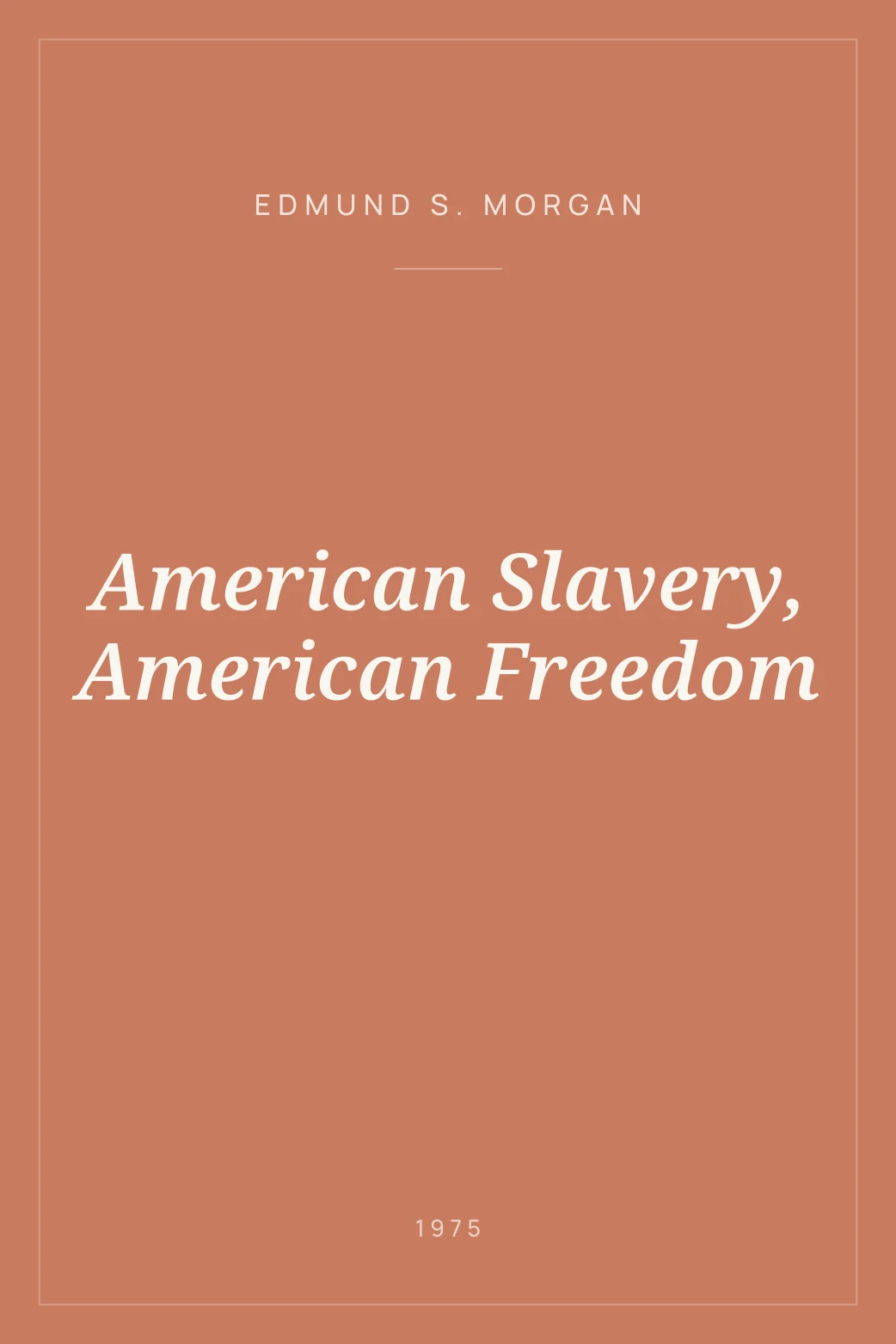 Portada de American Slavery, American Freedom
