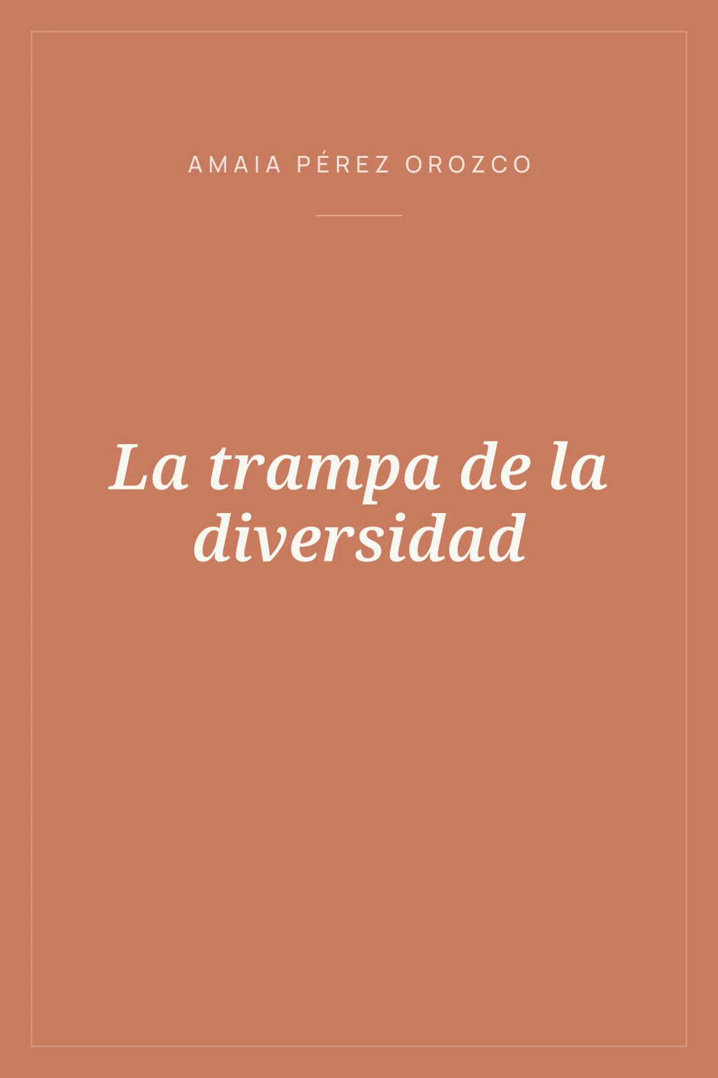Portada de La trampa de la diversidad