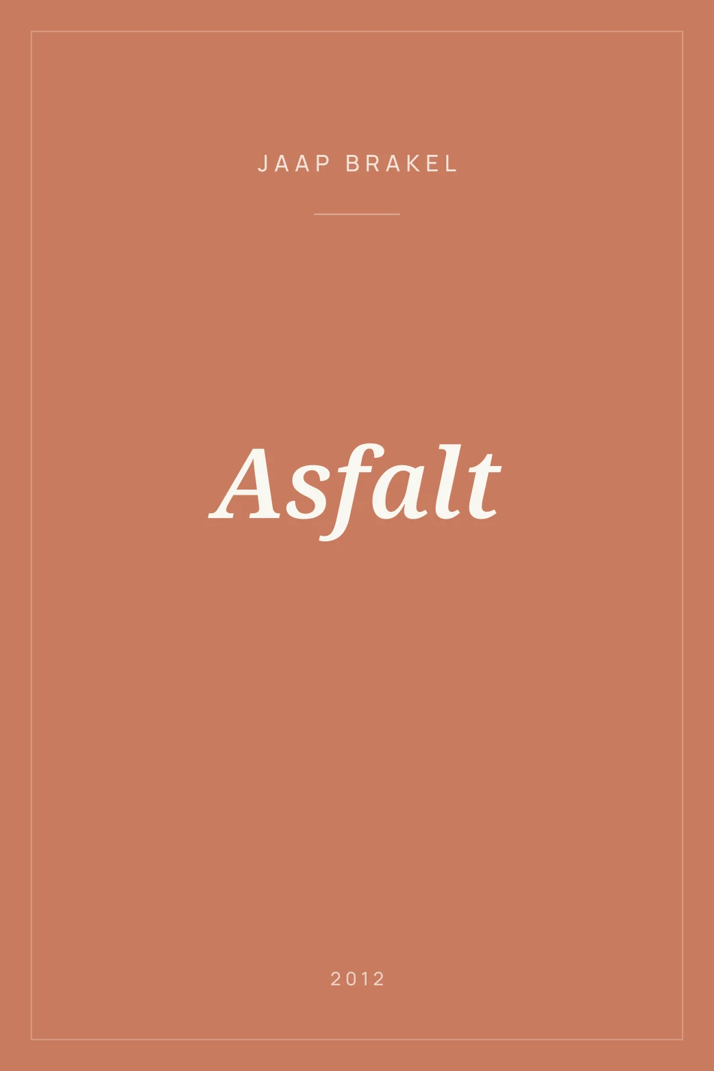 Portada de Asfalt