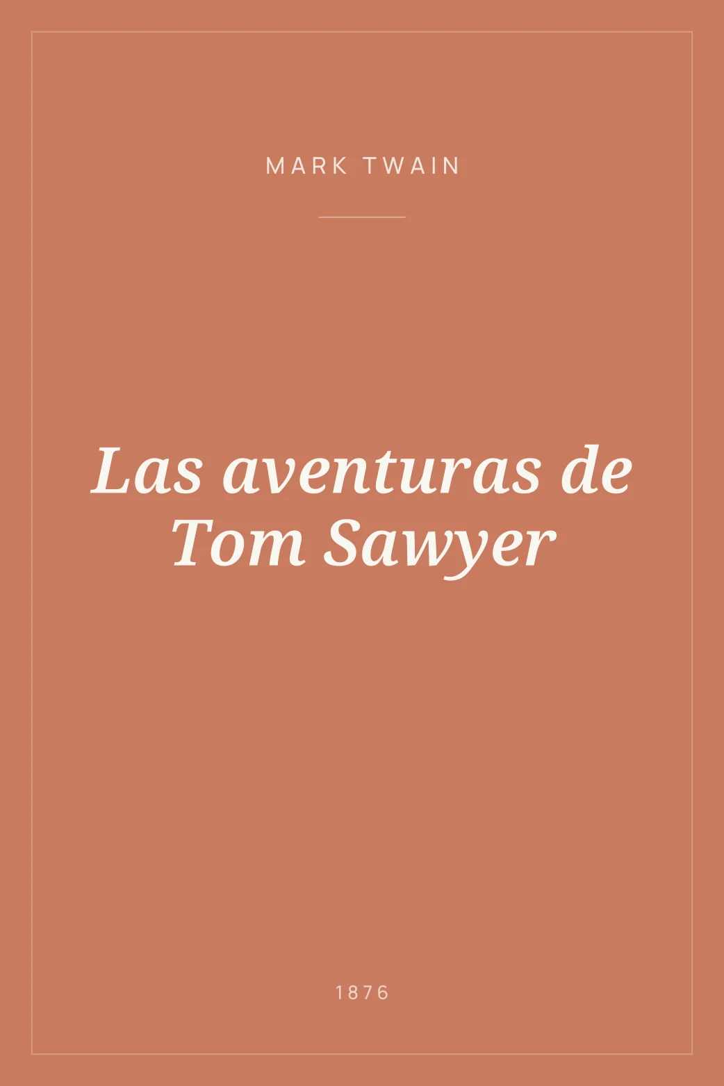 Portada de Las aventuras de Tom Sawyer