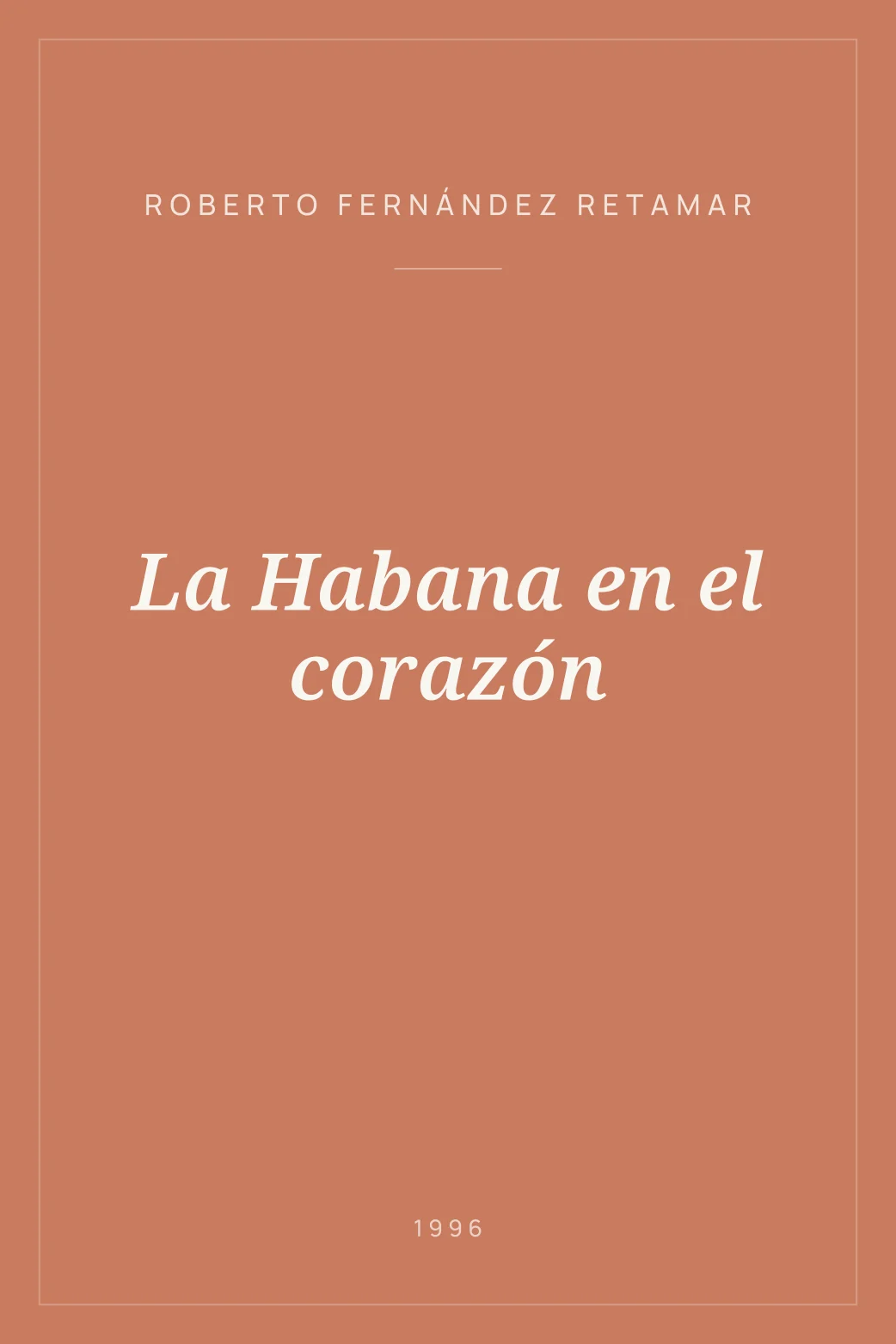 Portada de La Habana en el corazón