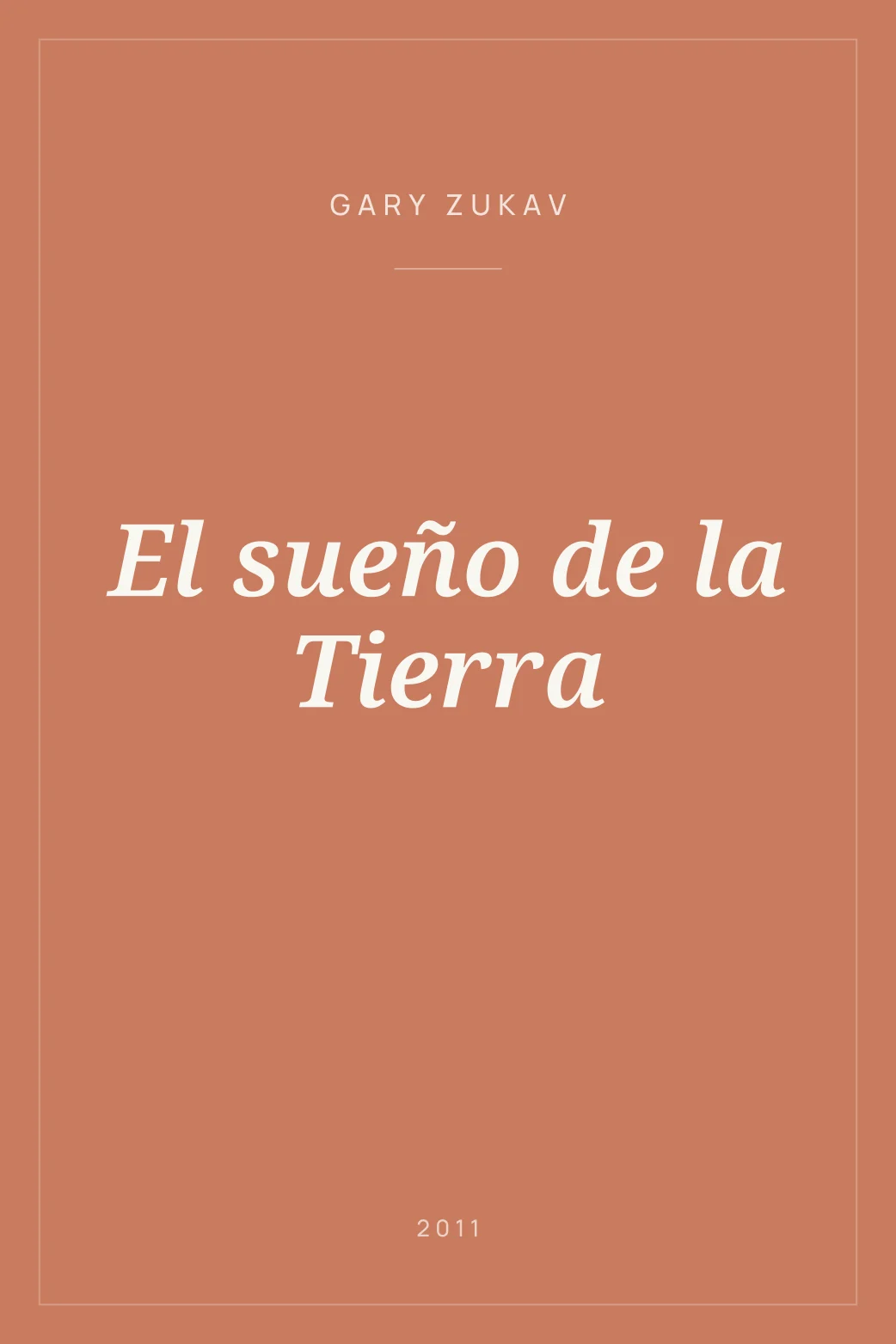 Portada de El sueño de la Tierra