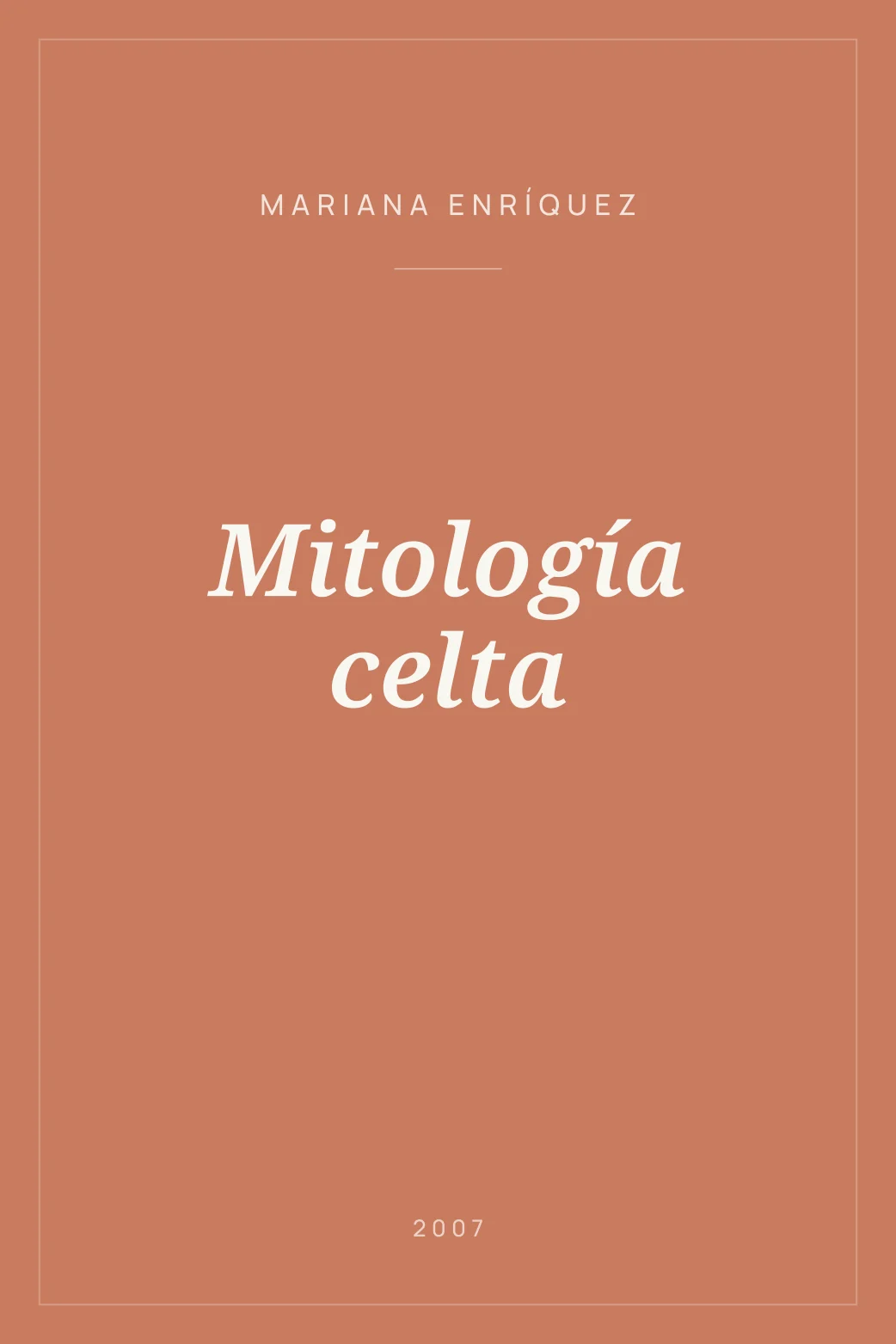 Portada de Mitología celta
