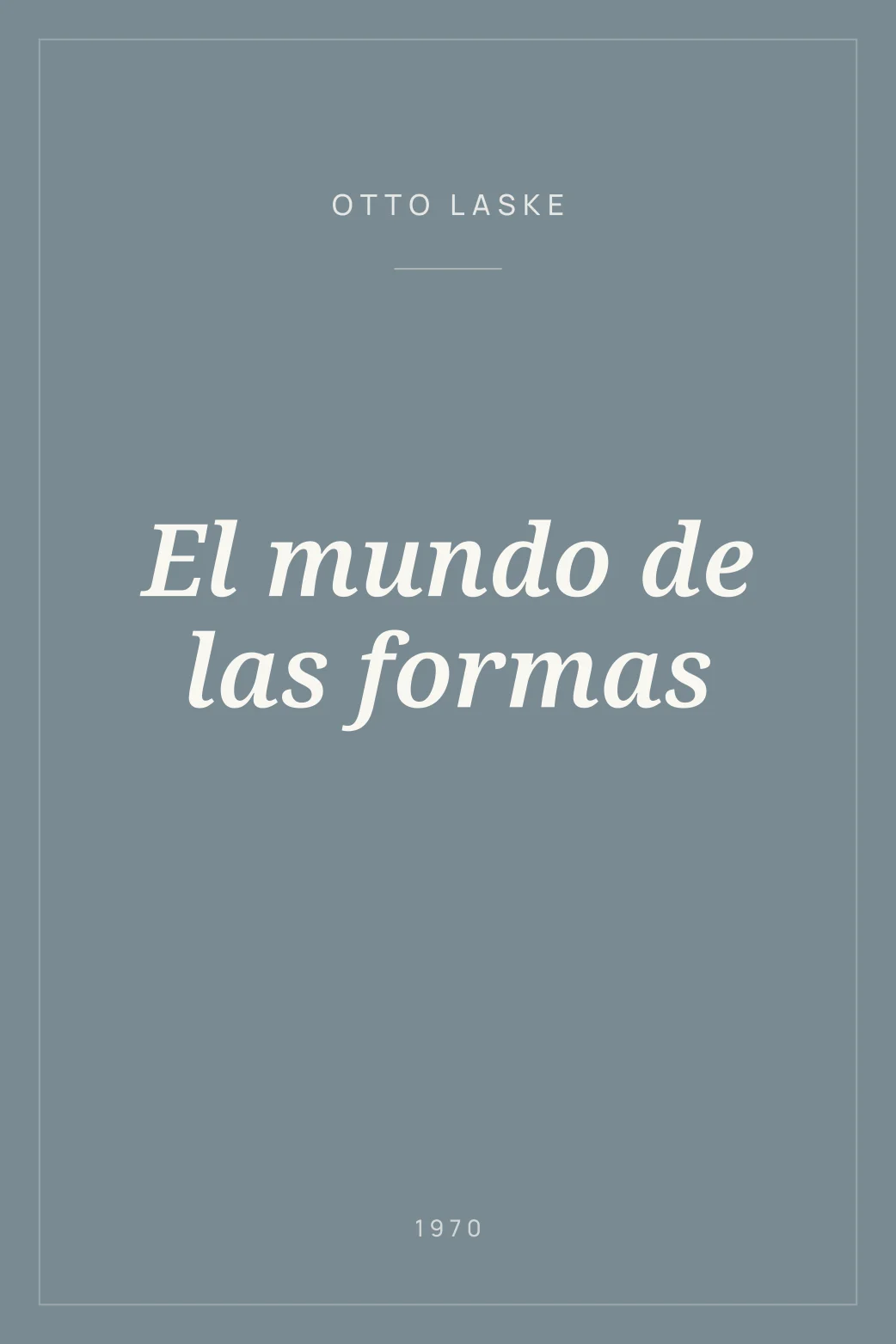 Portada de El mundo de las formas