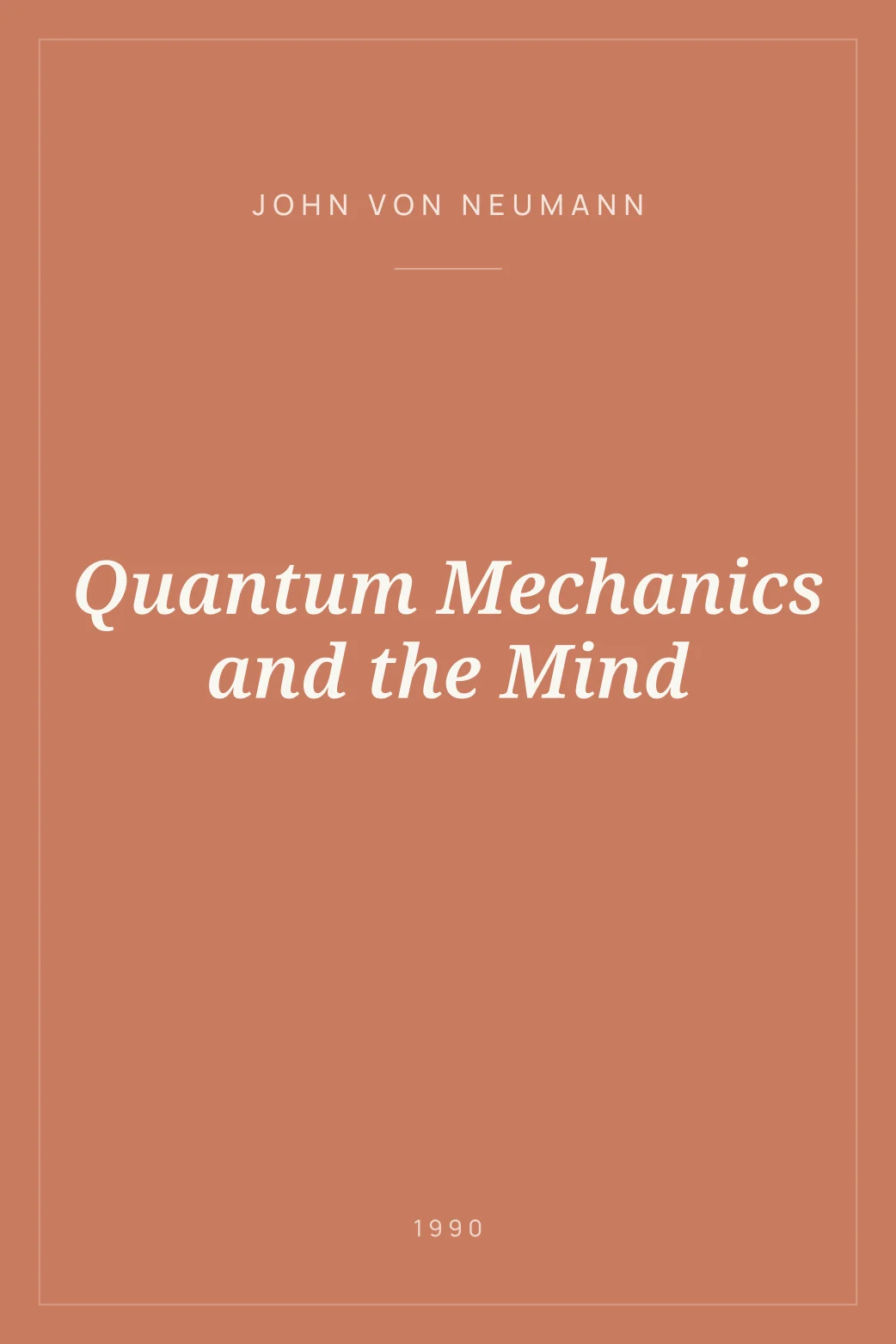 Portada de Quantum Mechanics and the Mind