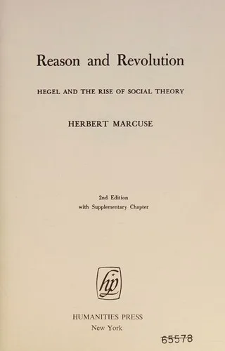Portada de Reason and Revolution: Hegel and the Rise of Social Theory