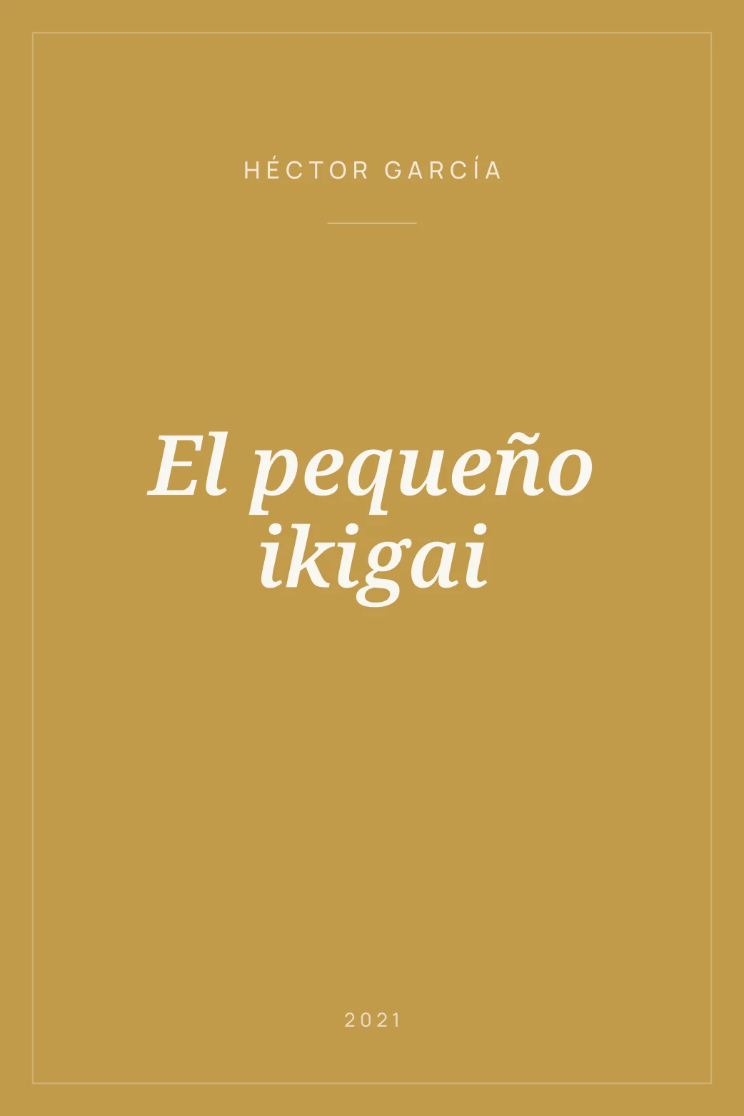 Portada de El pequeño ikigai